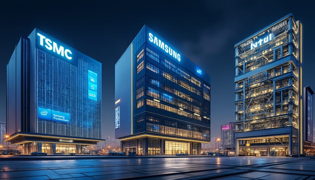 explore the latest developments in the semiconductor industry as tsmc, samsung, and intel compete fiercely in the evolving foundry landscape, marking a new phase in the global chip manufacturing war.